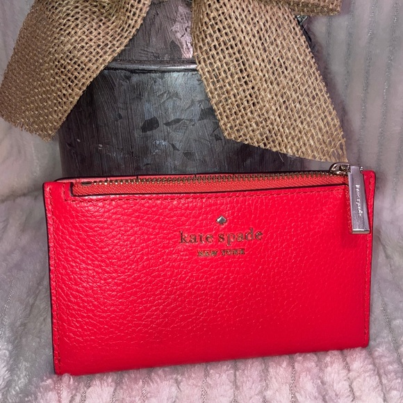 kate spade Handbags - Kate Spade Vibrant Red Wallet